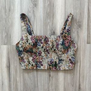 Wild Fable Floral Crop Top
